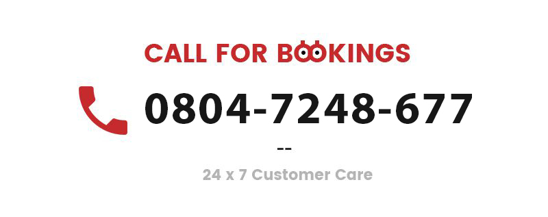 Call-now for best price and confirm bookings
