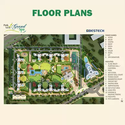 Bestech Park View Grand Spa Floor Plans