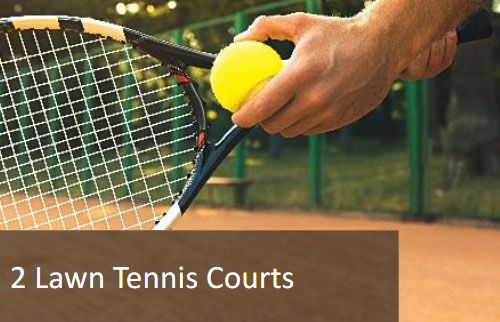 Dlf Skycourt Amenities - 2 Lawn Tennis Courts