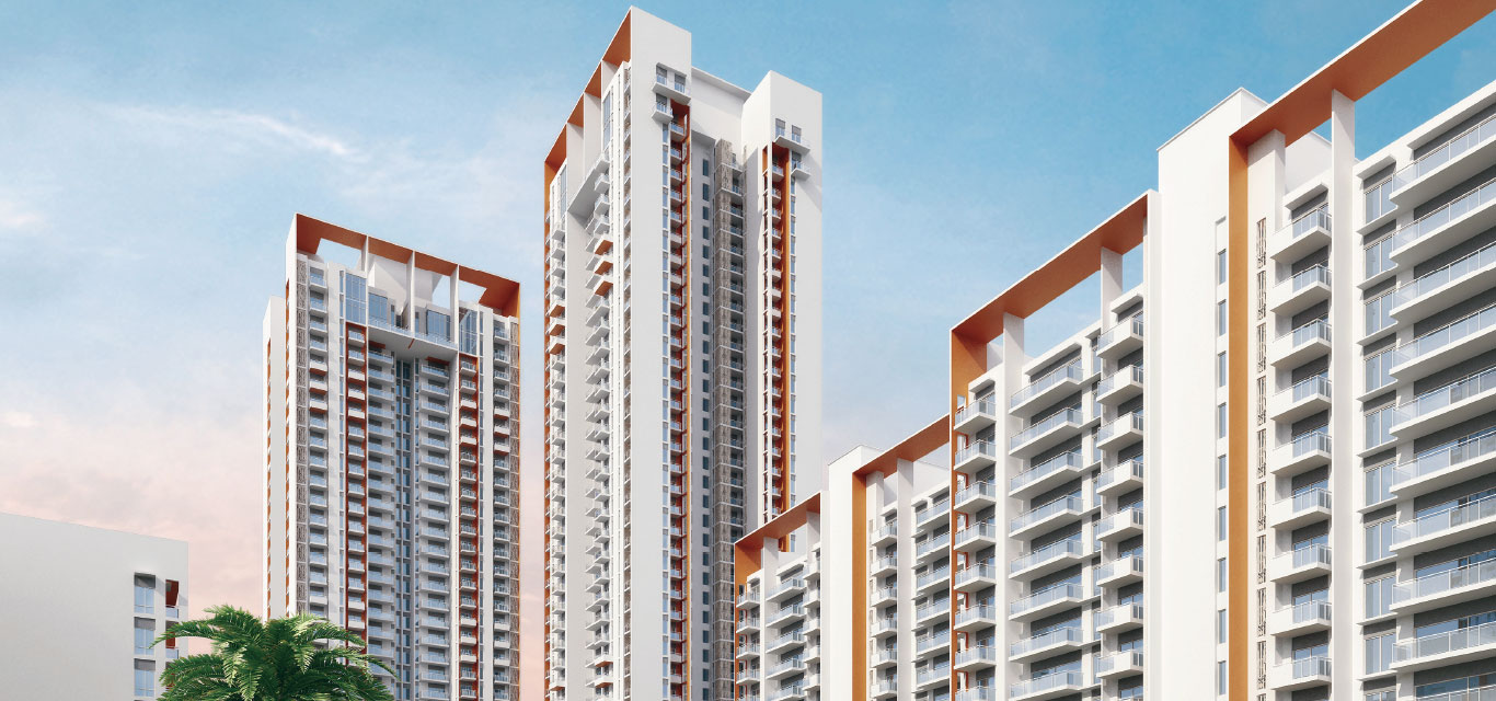 high rise tower of vatika tranquil heights