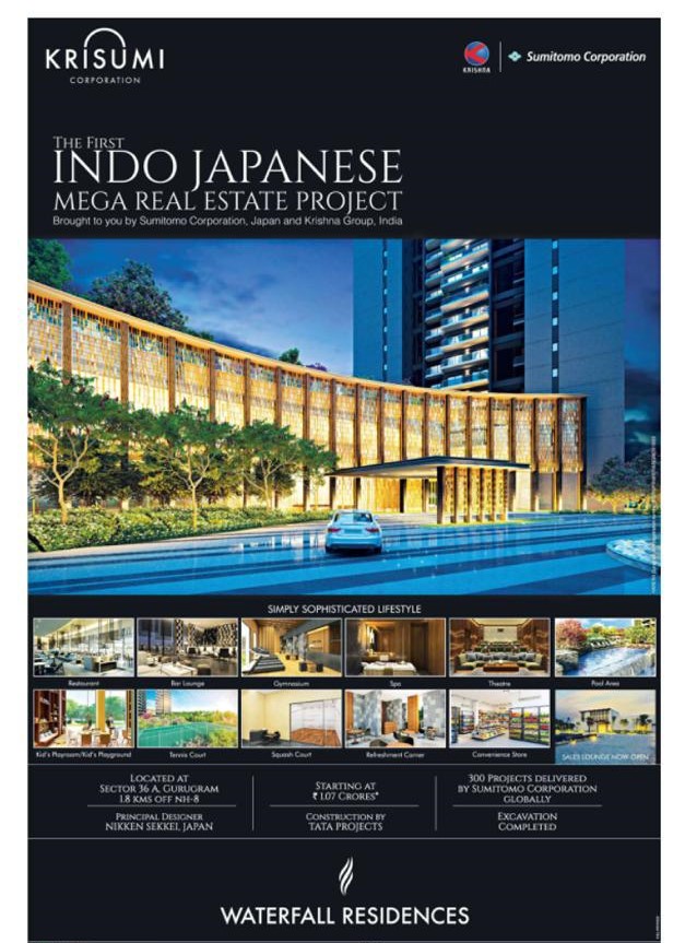 Krisumi City Waterfall Residences Indo Japanese Luxurious - 